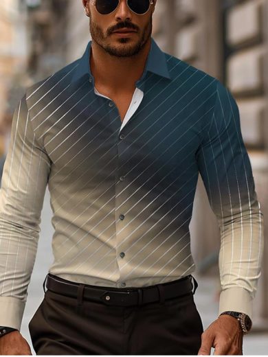 Design Fashion 3D Digital Printing Shirt - Image 7
