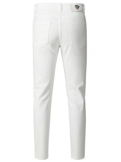 Hole Patch Washed Jeans - Image 3