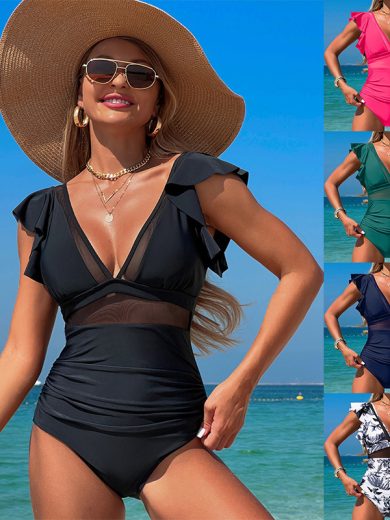 Women's Nylon One-piece Swimsuit